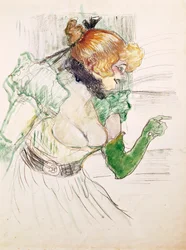Artiste aux gants verts - Chanteuse Dolly de Star au Havre