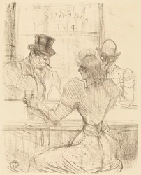 Au bar Picton, rue Scribe