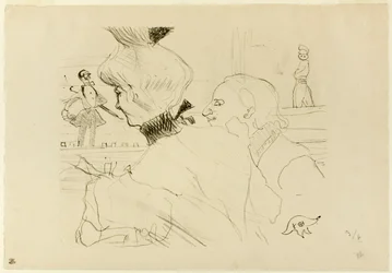 Couple à un café-concert