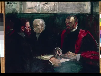 Examen à la Faculté de Médecine, Paris