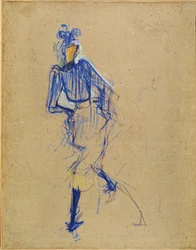 Jane Avril dancing