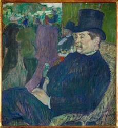 Portrait de M. Delaporte au jardin de Paris