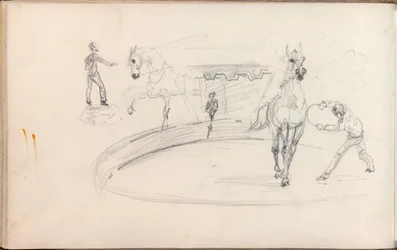 Carnet de croquis, 1880