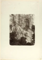 Marché textile, Cracovie, d