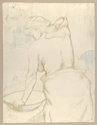 Lavage, extrait de « Elles »