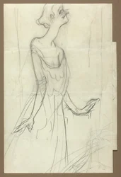 Yvette Guilbert chantant