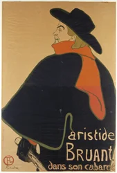 Aristide Bruant dans son cabaret, 1893