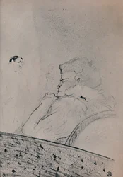 Brandes dans sa chambre, vers 1895, 1946