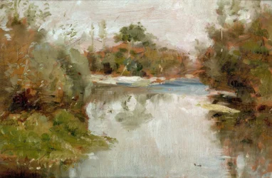 Céleyran. Au bord de la rivière