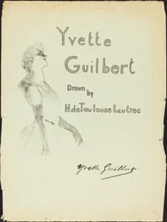 Couverture, Yvette Guilbert, 1898
