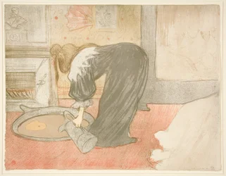 Femme au tub, de la série Elles