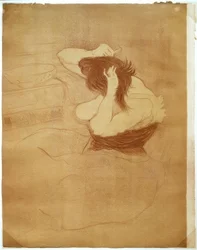 Femme qui se peigne, La coiffure