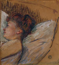 Femme au lit