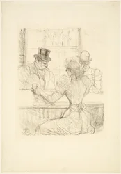 Au bar Picton (American Bar), rue Scribe
