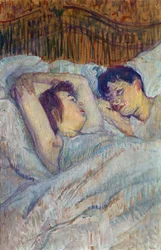 Dans le lit