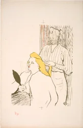 La Coiffure. Programme du Théâtre Libre
