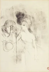 Sortie du théâtre, 1896