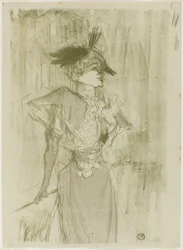 Mademoiselle Marcelle Lender, debout