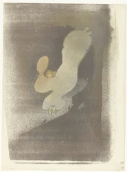 Portrait de la danseuse Loie Fuller pendant une performance