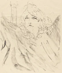 Sarah Bernhardt dans "Cléopatre"