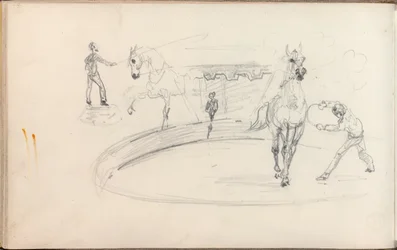 Carnet de croquis, 1880