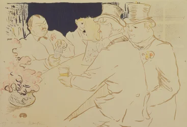 Le Bar Irlandais et Américain, rue Royale, pour The Chap Book, 1895