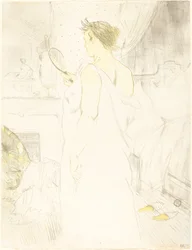 Femme au miroir, 1896