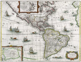 Carte des Amériques, 1631