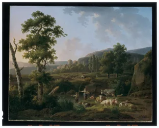 Une paire de paysages