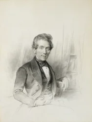 Portrait de Louis Johannes Herckenrath, consul du Texas, 1843