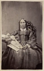 Portrait de femme, années 1860 (photo)