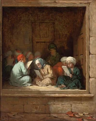 Une salle de classe turque, 1870