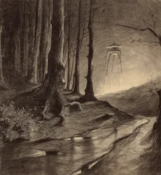 Martien dans la forêt