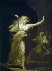 Lady Macbeth, Acte 5 scène 1, pourquoi alors il est temps de le faire. peint d