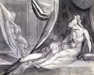 Le corps de Sarpédon ramené par la Mort et le Sommeil (