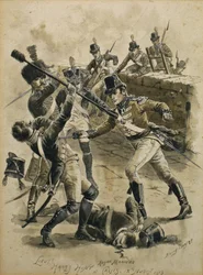 Lieutenant Harry Hunt Royal Marines à Cassis le 18 août 1813