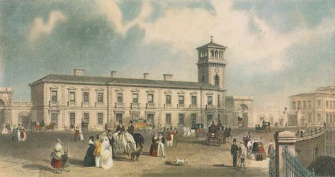Gare de London Bridge, Bermondsey, Londres, 1845