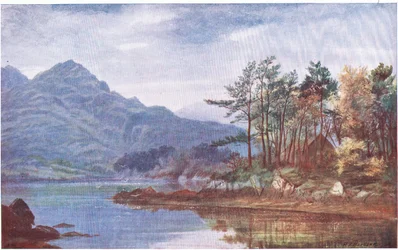 Gougane-Barra, de Beautiful Britain de Hutchinson, pub. par Hutchinson & Co, vers 1920