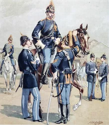 Cavalerie et infanterie américaines, grande tenue