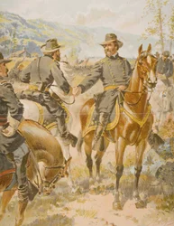 Général George Henry Thomas (1816-70) à la bataille de Chickamauga, 20 septembre 1863