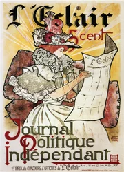 LEclair : Affiche du Journal Politique Indépendant, 1897