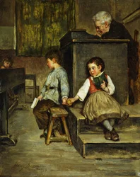 La Salle de classe, 1868