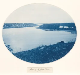Embouchure de la rivière Sainte-Croix, tiré de la série Upper Mississippi River, Views, Volume I