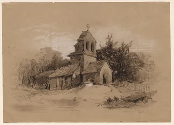 Église dans un paysage