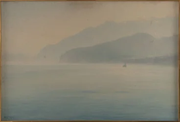 Côte de Sorrente, bleu et argent