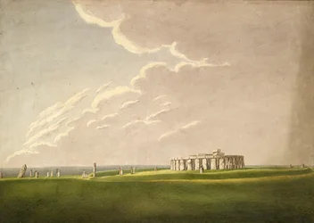 Le Grand Temple antédiluvien de Stonehenge : dans son état original du Nord, 1824-1839