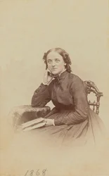 Portrait carte-de-visite de Sally Cadwallader Ely, 1862-1869