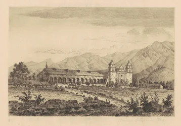 Mission Santa Barbara, 1883