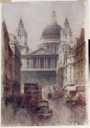 Saint-Paul depuis Ludgate Hill