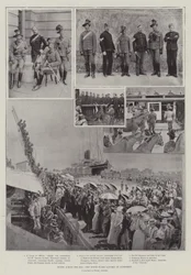 Mains à travers la mer, Lancers de Nouvelle-Galles du Sud à Aldershot